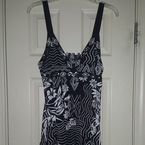 Hankerchief Hem Embellished Tunic/Dress